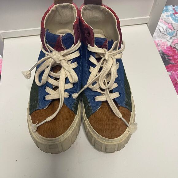 Farm Rio Platform Sneaker Rainbow Sun Unisex Men SIZE 7,5 Wmns 9.5 EU 40 shoes - Picture 16 of 16